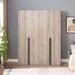 Loon Peak® Jadian Armoire Wood in Gray | 83.98 H x 63 W x 23.03 D in | Wayfair C3E2EF709CA84847B27D85805A9B056E