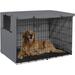 Tucker Murphy Pet™ 30 Inches Dog Crate Cover Durable Polyester Pet Kennel Cover Universal Fit For Wire Dog Crate (Gray) | 21"H x 19"W x 30"D | Wayfair