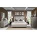 Millwood Pines Daesean Standard Bed Wood & /Upholstered/Polyester in Brown/Gray | 62 H x 81 W x 87.5 D in | Wayfair