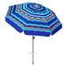 Arlmont & Co. 7ft Heavy Duty High Wind Beach Umbrella Parasols w/ sand anchor & Tilt Sun Shelter | Wayfair 912EC85F7BD24DF4859C2802DABF6B43