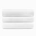 Superior Cotton Blend Hotel Quality White Fitted Sheet Set of 3
