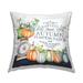 Stupell Pumpkin Patch Farm Market Printed Outdoor Throw Pillow Design by Mollie B.