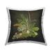 Stupell Forest Foliage and Rustic Mushrooms over Grey Printed Outdoor Throw Pillow Design by House of Rose