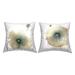 Stupell Abstract Neutral Layered Floral Poppy Petals Printed Outdoor Throw Pillow Design by Carol Robinson (Set of 2)