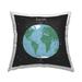 Stupell Outer Space Global Earth Map Printed Outdoor Throw Pillow Design by Carla Daly