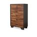 5 Drawers Wooden Eloy Chest Dresser Storage Cabinet