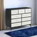 Versatile Design 9 Drawers Wooden Dresser Storage Cabinet
