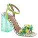 Betsey Johnson Quinta - Womens 9.5 Green Sandal Medium