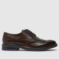 Base London hatfield shoes in dark brown