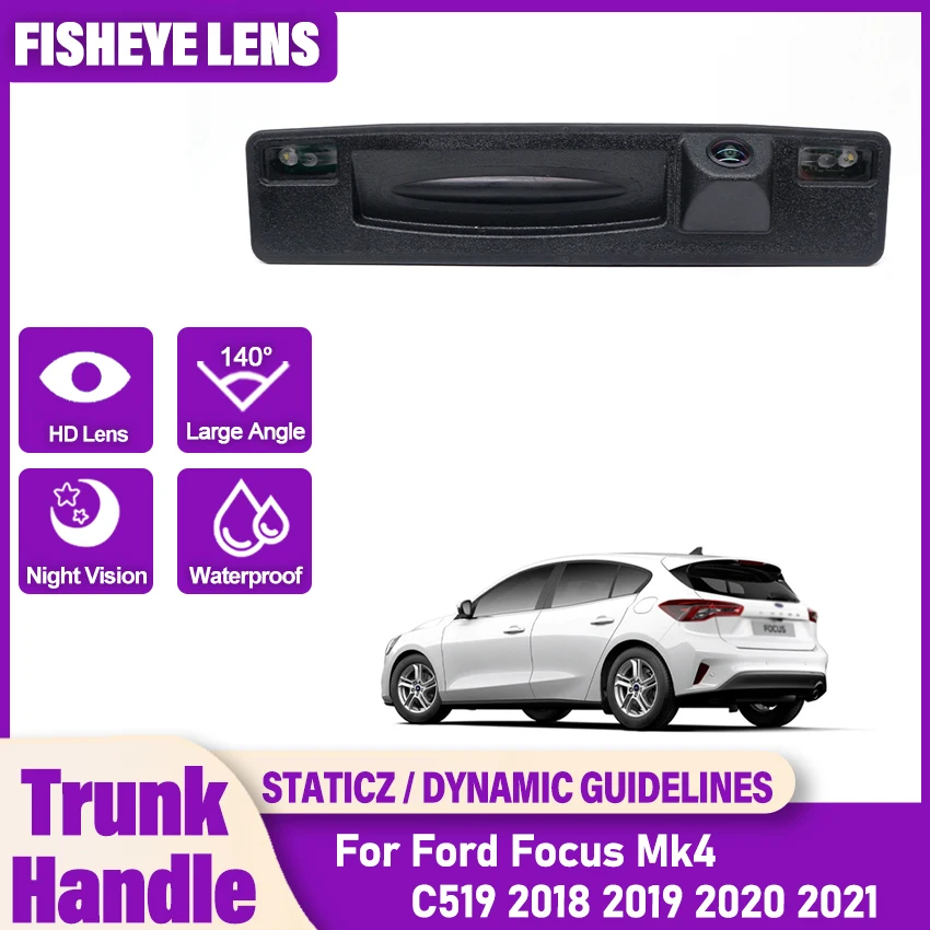 Full HD Kofferraum griff Kamera für Ford Focus MK4 C519 2018 2019 2020 2021 CCD Nachtsicht Backup Rückfahr kamera Image