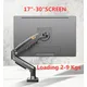 2024 neue nb d5 Desktop-Gas feder 17-30 "LCD-LED-Monitor halter Mount Arm Full Motion Display Stand