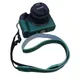 Für canon eos r50 kamera (objektiv 18-45mm) pu leder schutzhülle mit boden abdeckung schulter gurt