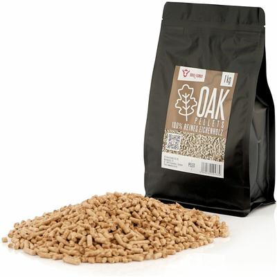 Bbq-toro - Oak Pellets aus 100% Eichenholz für Grill, Smoker und mehr, 1 kg, Hartholz, Smoking Image