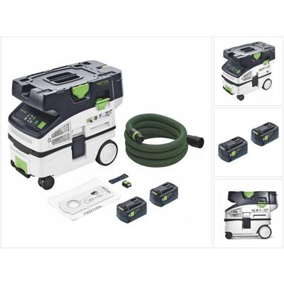 Ctlc mini I-Basic Akku Absaugmobil 36 v ( 2x 18 v ) Staubkl. l + 2x Akku 5,0 Ah - ohne Ladegerät Image