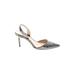 Ann Taylor Heels: D'Orsay Stilleto Cocktail Gray Shoes - Women's Size 8 - Pointed Toe