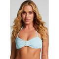 "Hunkemöller Bandeau Bikini Top Crinkle Blau"