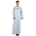 Homme Peignoir Thobé / Jubba Religieux Arabe saoudien arabe musulman Ramadan Adultes Collant / Combinaison