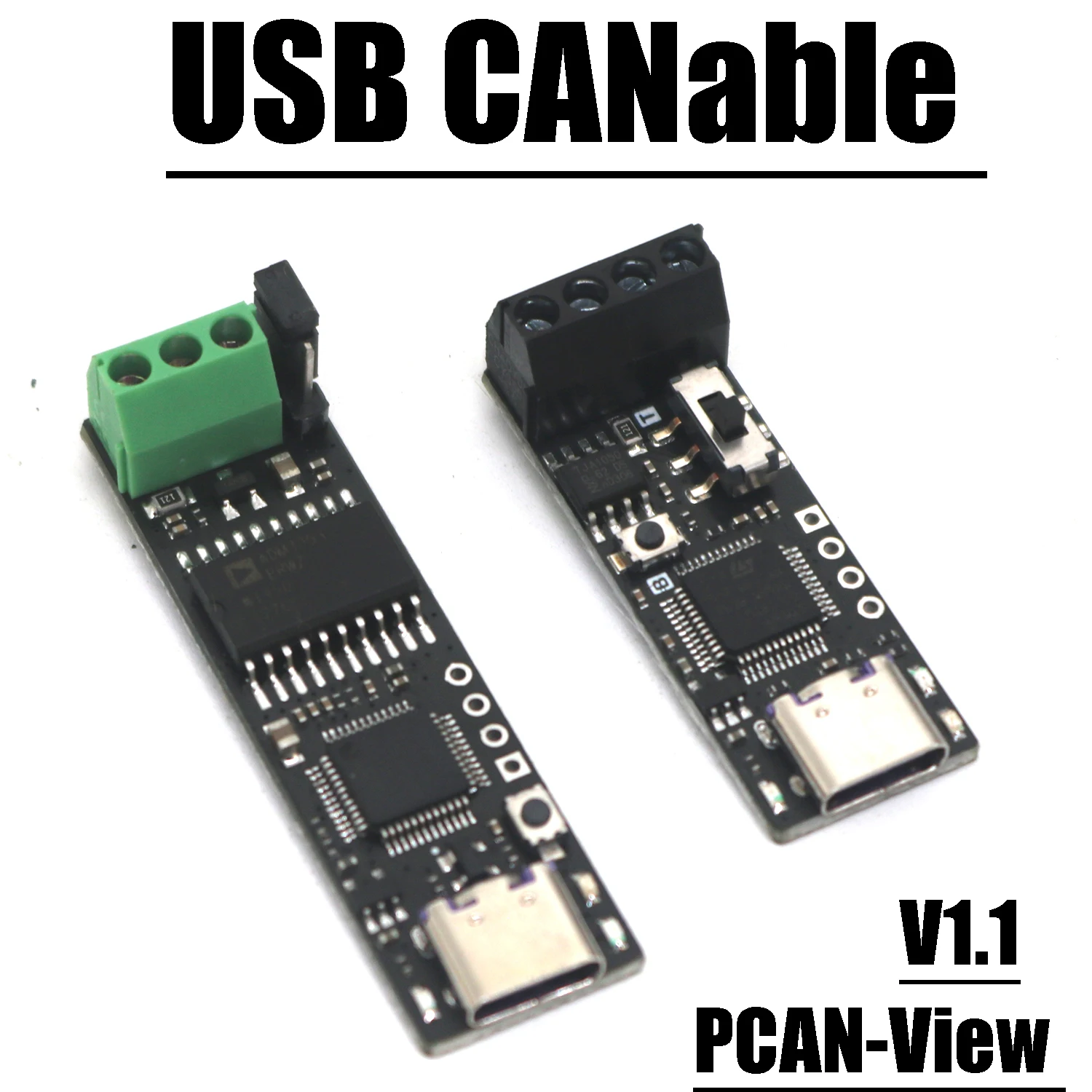 TYPE-C USB CANable USB zu CAN Bus Debugging Tools Konverter Adapter Unterstützung PCAN View Kommunikation Software Python Cangaroo Image