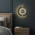 1 lumière 41cm applique murale led nouveauté horloge design appliques murales d'intérieur style nordique salon chambre lampe de chevet 110-120v 220-240v