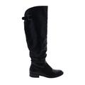 White Mountain Boots: Black Print Shoes - Women's Size 5 1/2 - Round Toe
