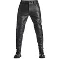 Pando Moto Katana Slim Pantaloni di pelle da moto, nero, dimensione 32 34