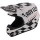 Troy Lee Designs SE4 Polyacrylite Race Shop MIPS Motocross Helm, schwarz-weiss, Größe S