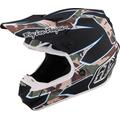 Troy Lee Designs SE4 Polyacrylite Matrix MIPS Motocross Helm, schwarz, Größe M