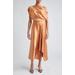 A. L.c. Jasmine Asymmetric Satin Dress