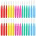 Interdental Brush 100 Pcs Teeth Gum Cleaner Floss Cleaning Toothbrush for Travel Steel Wire Stainless
