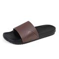 Herren Hausschuhe Flip-Flops Übergrössen Hausschuhe im Freien Sandalen Brautkleider schlicht Strand Design Heim Täglich PVC Atmungsaktiv Rutschfest Halbschuhe Schwarzgrau Schwarz Blau Sommer