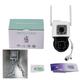 Telecamera a doppio obiettivo da 2 megapixel, telecamera di sicurezza domestica ip wifi, telecamera di sorveglianza con rilevamento del movimento audio a due vie, telecamera ptz esterna impermeabile,