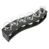 Shot Glass Set with Tray Shot Glass Party Server Shot Glass Storage Stand for Whiske/ Cocktail Soju for Bar Restaurant Party