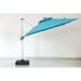 Boyel Living Cantilever Outdoor Patio Umbrella with Cover Garden Square Offset Umbrella Market Hanging Offset Umbrella for Backyard Blue