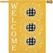 YCHII Sunflowers Welcome Summer Garden Flag Vertical Double Sided Buffalo Floral Decorative Yard Flag Farmhouse Small Fall Seasonal Garden Banner for Outside Yard Patio Lawn Decor