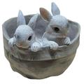 Rabbit Flower Pot Succulent Planter Garden Pots Bunny Decorative Flower Pot Animal Shaped Planter Pots Art Decorations