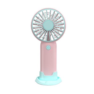 Detachable Base USB Rechargeable Desktop Fans for Office Study Outdoors Home Cute Mini Portable Fan with Mobile Phone Holder