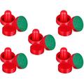 5 Sets Air Hockey Table Putter Hockey Pucks Ice Hockey Equipment Air Hockey Replacement Pusher for Game Tables