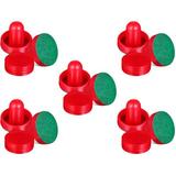 5 Sets Air Hockey Table Putter Hockey Pucks Ice Hockey Equipment Air Hockey Replacement Pusher for Game Tables