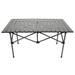 LELINTA Camping Table Aluminum Folding Table Roll Up Table Storage & Carry Bag Fold up Lightweight for Indoor/Outdoor/Camping/Backyard