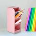 Deyared Pencil Holders For Desktop Organizers Stationery Box Portable Large Capacity Pencil Case Student Multi Functional Plastic Pencil Case Desktop Storage Pencil Case