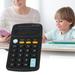 myvepuop 2024 Calculator Basic Small Battery Operated Large Display Four Function Auto Powered Handheld Calculator Black One Size