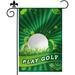 Golf Ball Gard Flag Grass Sunset Sports Double Sided Yard Flag Athletic Polyester Outdoor Patio Lawn Porch r Flags