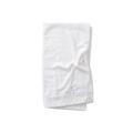 Drap de bain Neige brodé bouclette jacquard blanc 90 x 150 cm