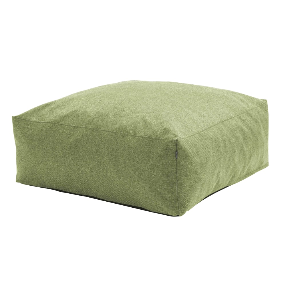 Pouf de jardin pour canapé modulable vert cactus