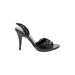 Cole Haan Sandals: Black Print Shoes - Women's Size 7 1/2 - Open Toe