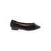Steve Madden Flats: Slip-on Chunky Heel Work Black Print Shoes - Women's Size 8 - Almond Toe