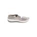 Cloudsteppers by Clarks Wedges: Silver Print Shoes - Women's Size 7 - Open Toe