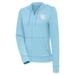 Women's Antigua Powder Blue Cleveland Guardians Advance Full-Zip Hoodie