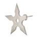 Darts Coat Hook Metal Furniture Decoration Dart Star Clothes Hats Hanger Holder Creative Wall Door Hook Novelty Present for Teenagers Door Hanging Clothes Hanging Frame 10. 5* 10. 5cm Silver