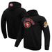 Men's Pro Standard Black San Francisco 49ers Classic Fleece Pullover Hoodie